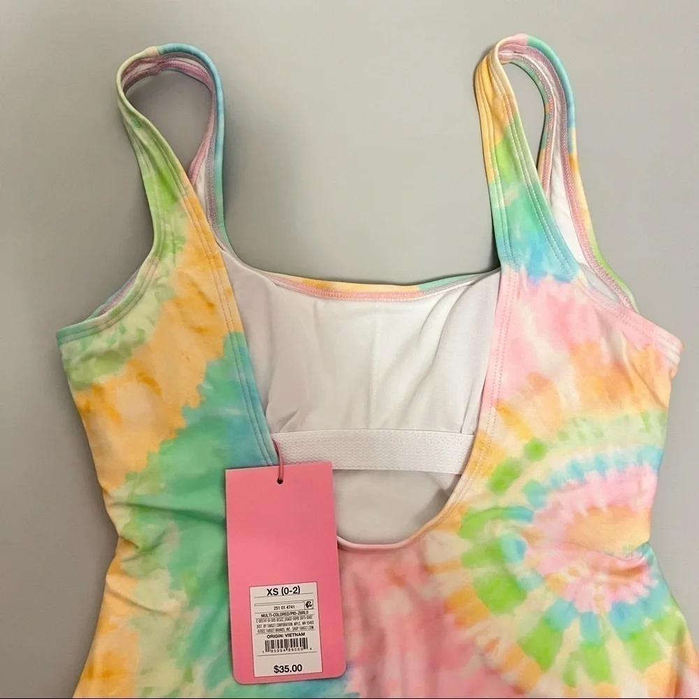 STONEY Clover Lane X Target Tie Dye Cheeky High Leg One Piece Swim Suit XXS - Picture 6 of 12